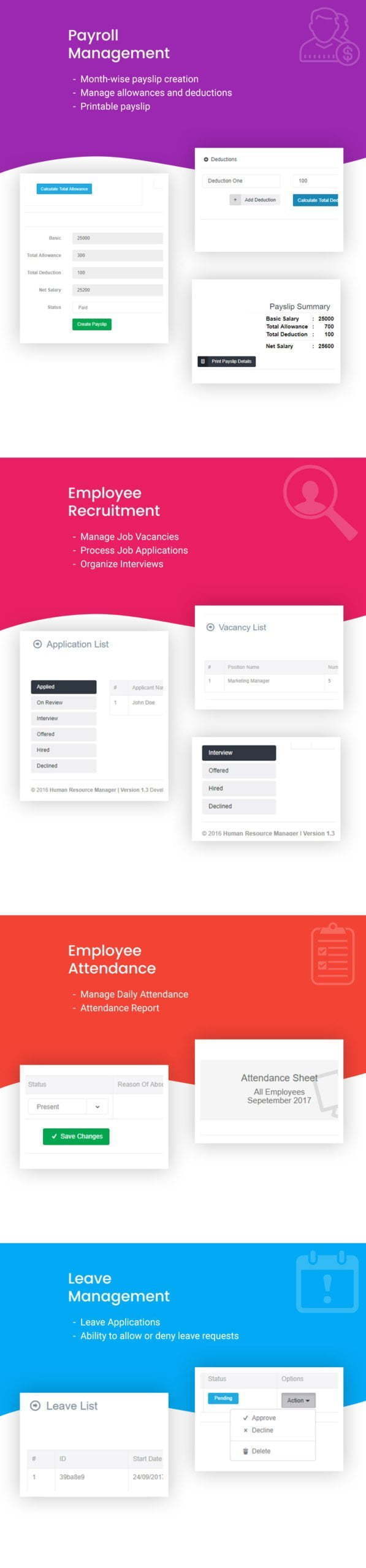 Radius HRM Features