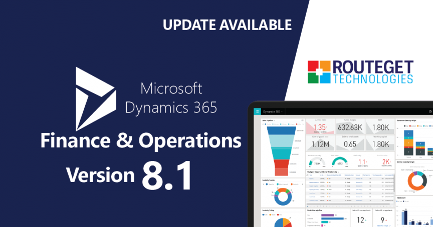 Dynamics 365 F&O - Version 8.1 Update