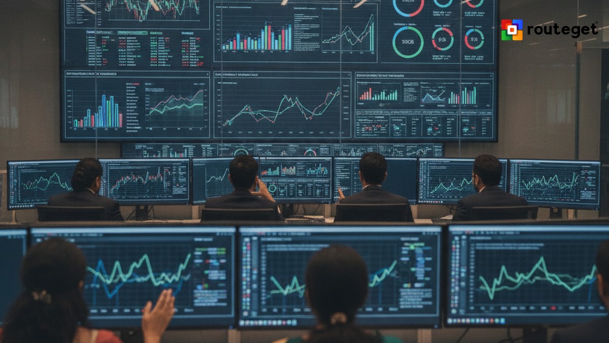 Finance operations team reviewing a compliance and invoice monitoring dashboard, representing GST e-invoicing governance for Dynamics 365 Finance and Operations